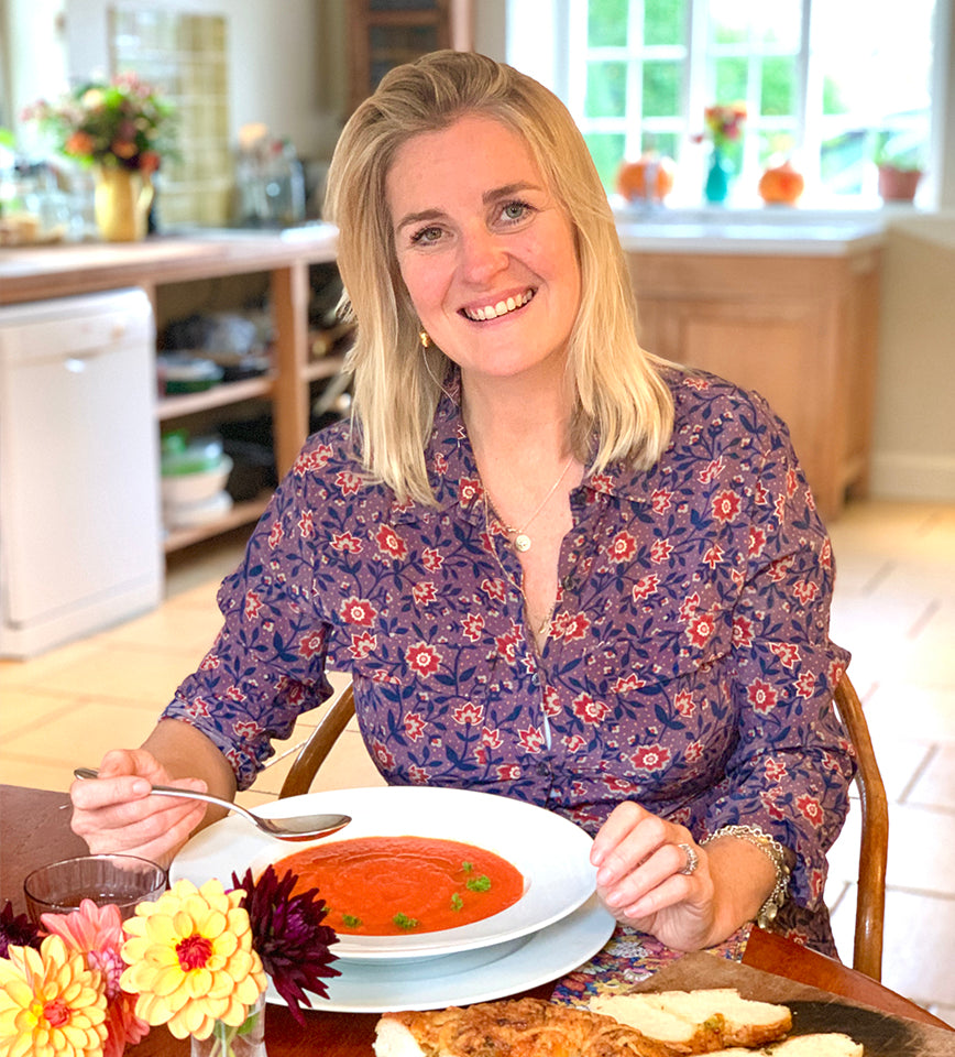 roasted red pepper & tomato soup