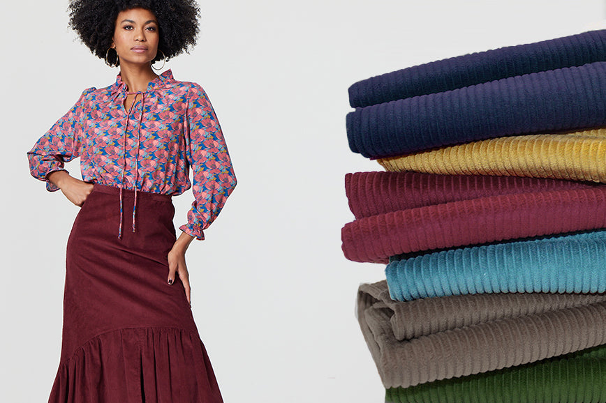 Dress for winter with vintage corduroy cool