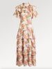 Ridley_London_Pink_Autumn_Walk_Liberty_Print_Silk_Satin_Mathilda_Maxi_Bespoke_Wedding_Guest_Mother_of_The_Bride_Dress_With_Tiered_Skirt_And_Elbow_Length_Sleeves