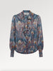 Ridley_London_Purple_Peacock_Feather_Hera_Hana_Silk_Twill_Cilla_Pussy_Bow__Long_Sleeved_Blouse_With_Shirred_Cuffs