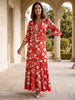 Ridley_London_Red_Cream_Radiant_Ros_Floral_Liberty_Print_Silk_Ellen_Maxi_Mother_of_The_Bride_Dress_with_Three_Quarters_Sleeve