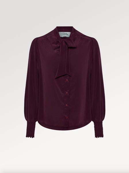Burgundy dress blouse shop