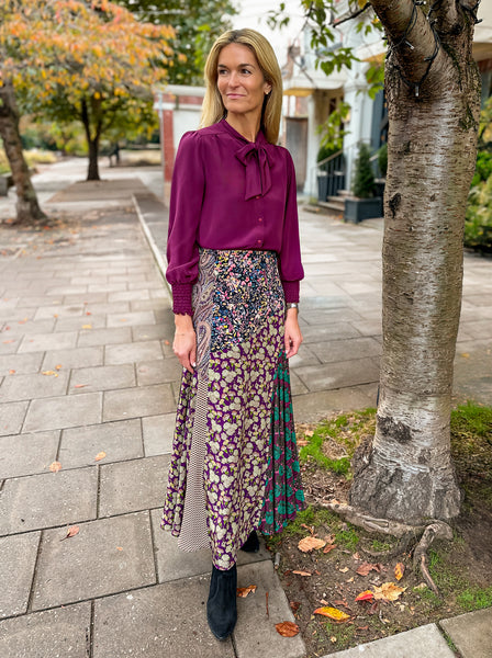 Spring maxi skirt discount