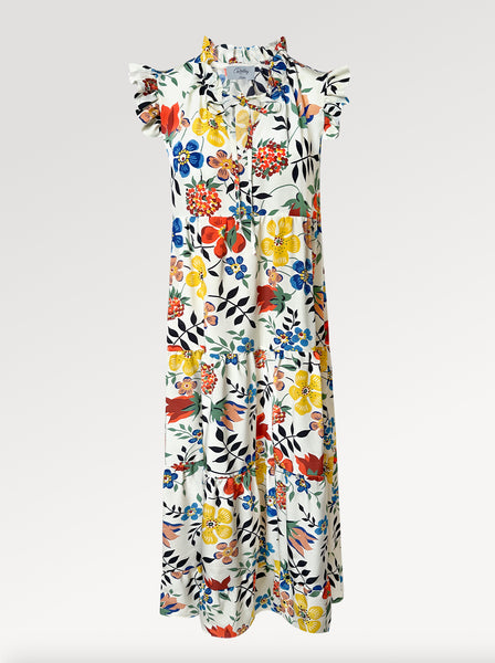 ANGEL SLEEVED SADIE DRESS