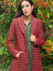 TWEED MAXI COAT
