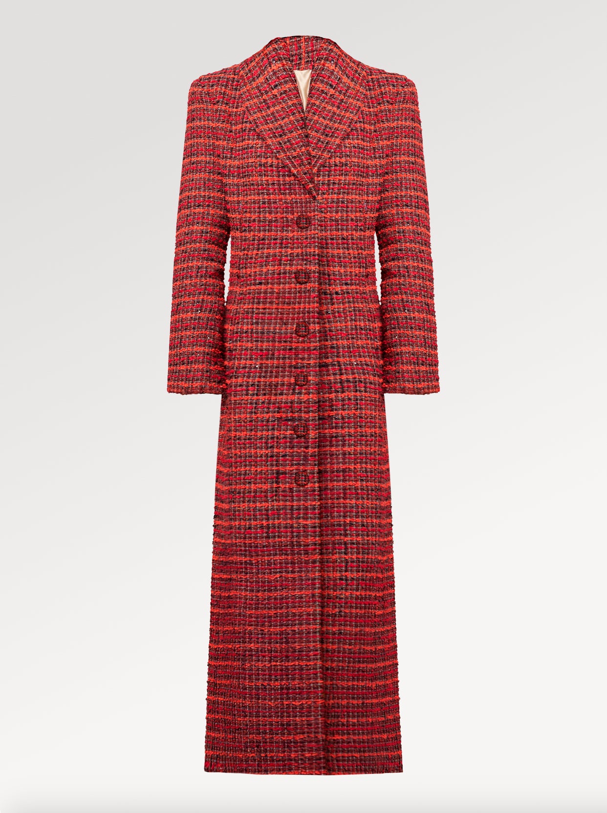 TWEED MAXI COAT