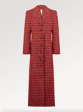TWEED MAXI COAT
