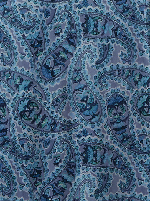 Ridley_London_Silk_Autumn_Winter_Mother_Of_the_Bride_Wedding_Guest_Steel_Blue_Mr_Hunt_Liberty_Print_Paisley_Silk_Satin_Fabric