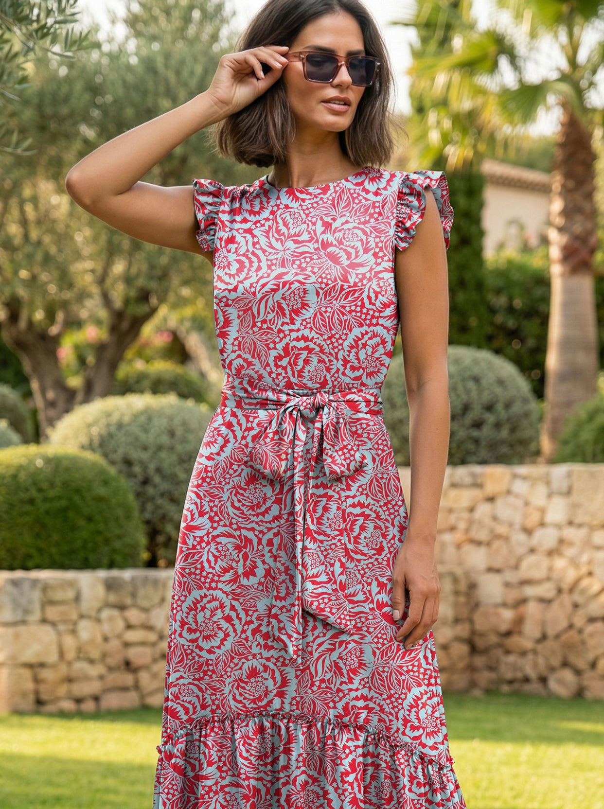 ANGEL SLEEVED JACQUELINE MAXI