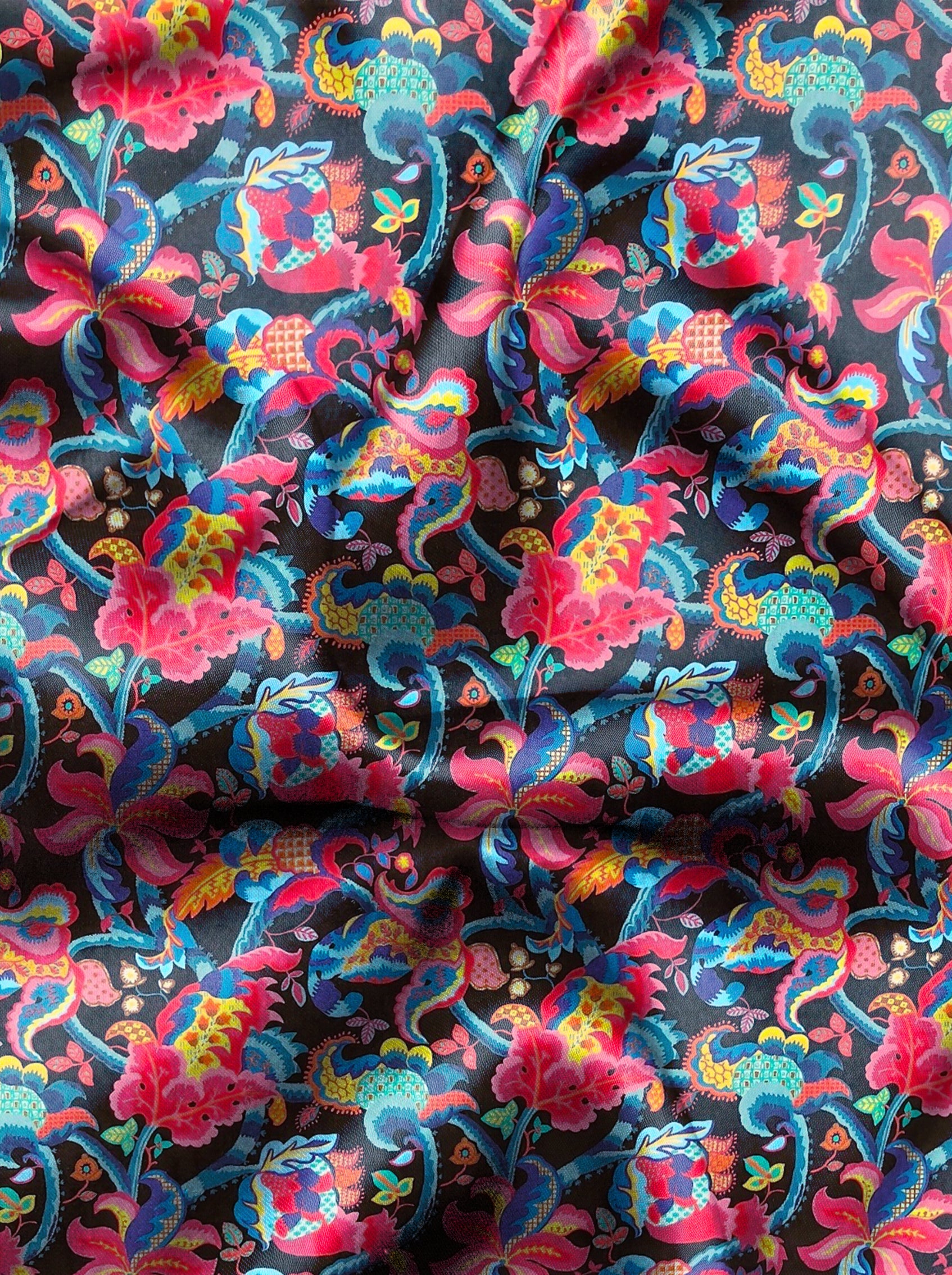 Ridley_London_Black_Red__Silk_Satin_Liberty_Silk_Satin_