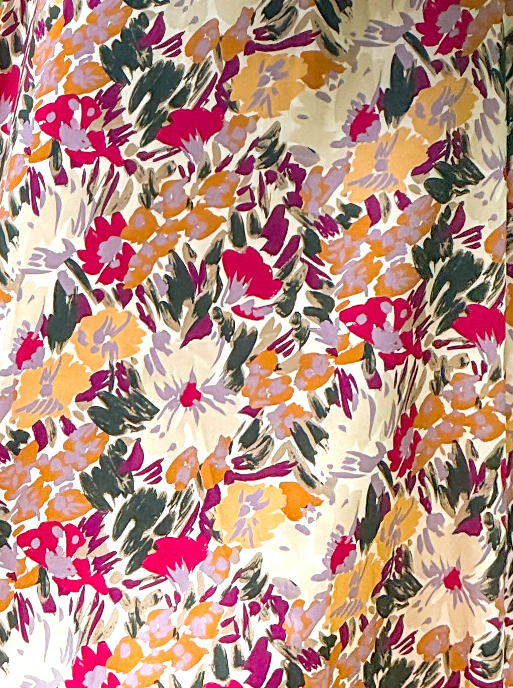 Ridley_London_Burgundy_Gold_Painters_Bouquet_Liberty_Print_Silk_Satin_