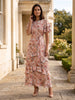 Ridley_London_Dusty_Pink_Blue_Mr_Hunt_Liberty_Print_Silk_Twill_Paisley_Adeline_Maxi_Dress_With_Frounced_Tiered_Skirt_And_Round_Neck