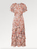 Ridley_London_Dusty_Pink_Blue_Mr_Hunt_Liberty_Print_Silk_Twill_Paisley_Adeline_Maxi_Dress_With_Frounced_Tiered_Skirt_And_Round_Neck