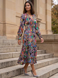 Ridley_London_Silk_Autumn_Winter_Mother_Of_the_Bride_Wedding_Guest_Navy_Multi_Coloured_Paisley_Fanfare_Liberty_Silk_Satin_Ellen_Midaxi_Dress_with_Full_Length_Sleeves