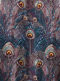Ridley_London_Silk_Autumn_Winter_Mother_Of_the_Bride_Wedding_Guest_Purple_King_Hera_Peacock_Feather_Liberty_Silk_Twill_Fabric