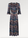 Ridley_London_Silk_Autumn_Winter_Mother_Of_the_Bride_Wedding_Guest_Purple_King_Hera_Peacock_Feather_Liberty_Silk_Twill_Jacqueline_Maxi_Dress