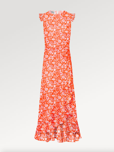 ANGEL SLEEVED CARLA MAXI DRESS
