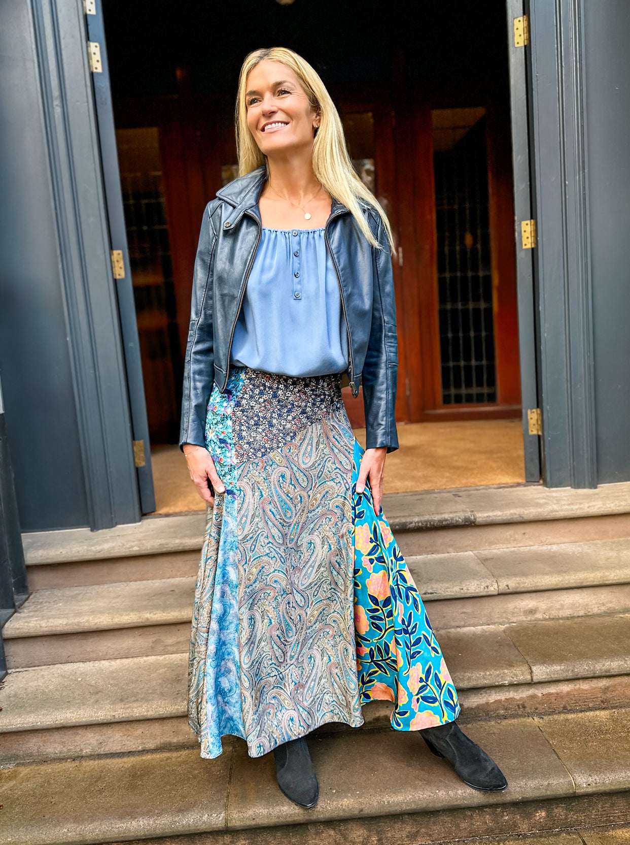 KALEIDOSCOPE MAXI SKIRT