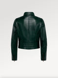 LEATHER BOMBER