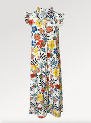 ANGEL SLEEVED SADIE DRESS