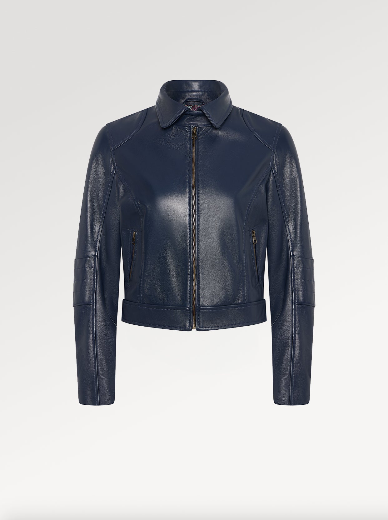 LEATHER BOMBER