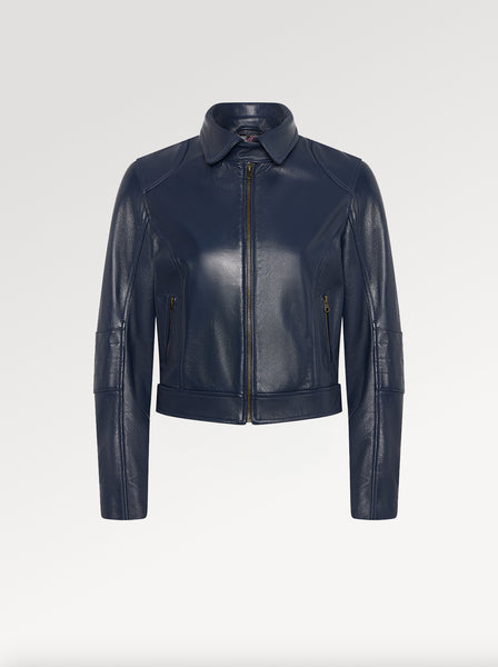 LEATHER BOMBER