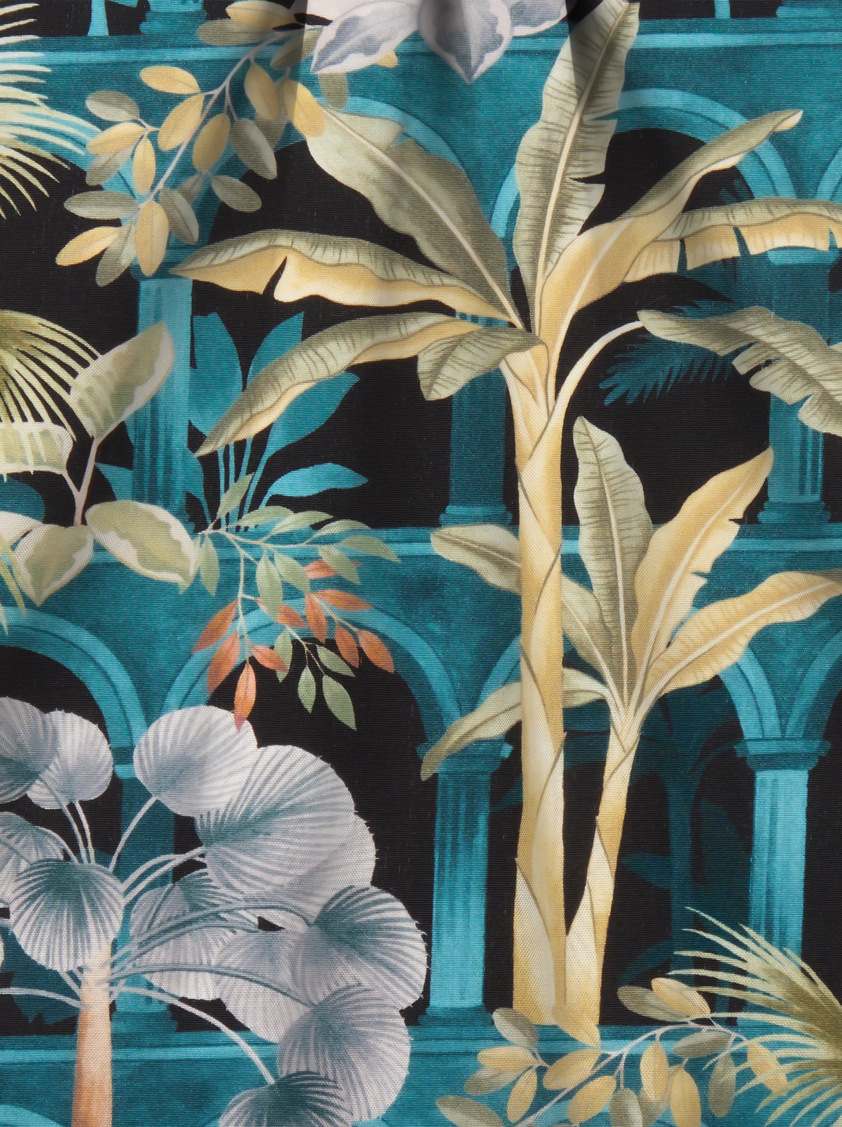 idley_London_Black_Teal_Tropical_Babylon_Liberty_Print_Silk_Satin_